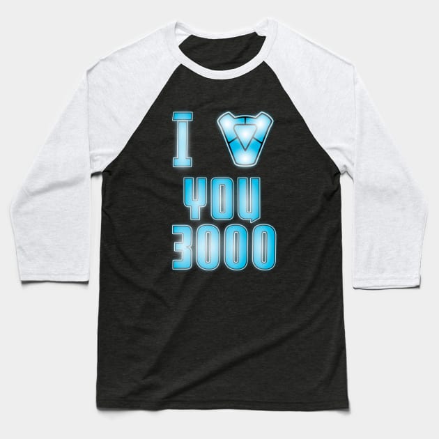 AEG i love you 3000 Baseball T-Shirt by LegendaryPhoenix